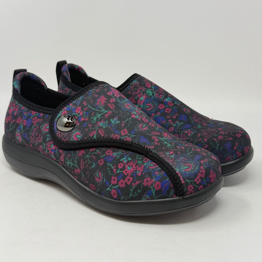Alegria Marilynn Black Pink Floral 36/ 6-6.5 Dream Fit Wunderkind Boho Bloom